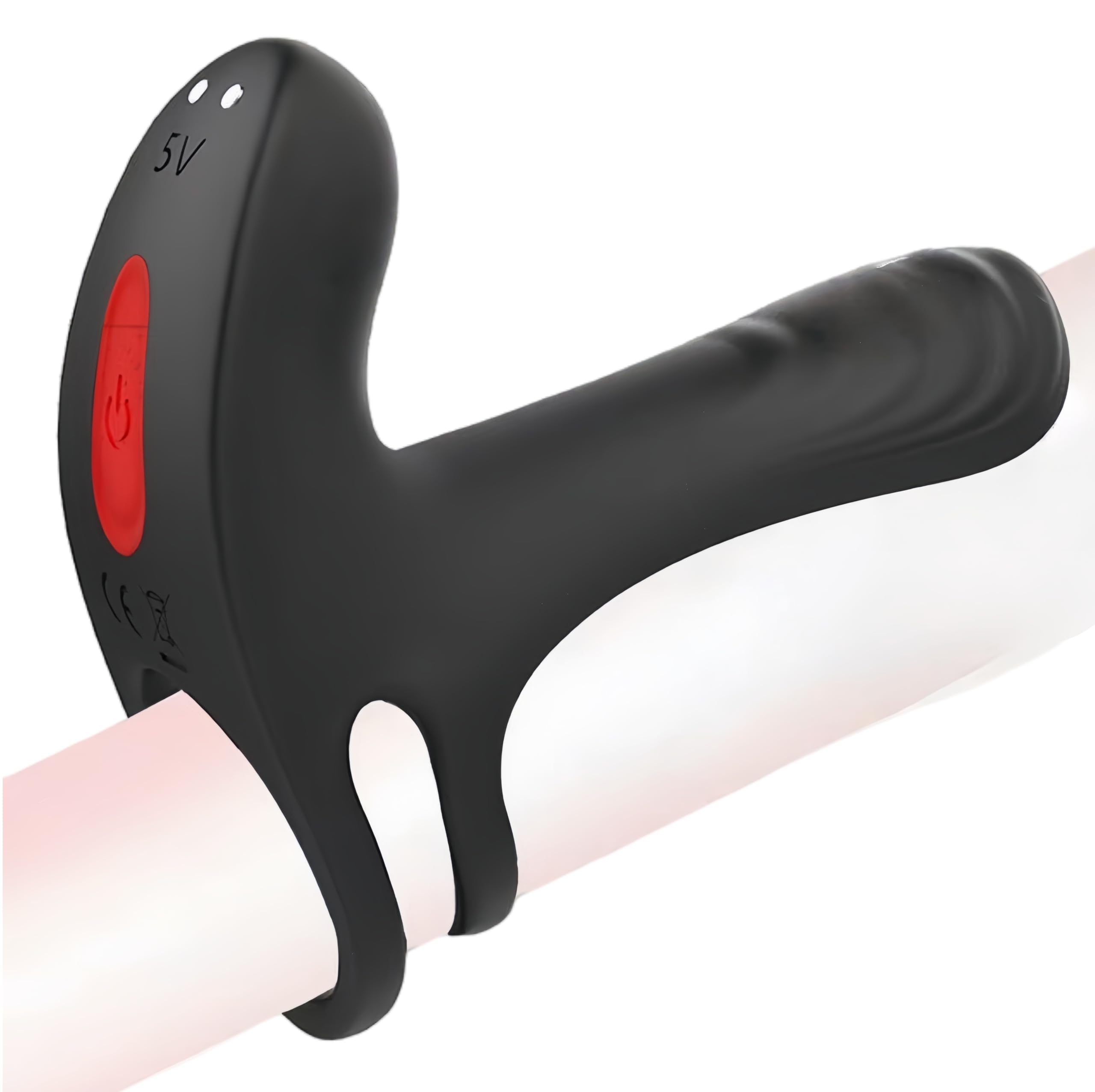 3IN 1 Anillos Vibrador Pene con Cock Ring para Pareja, Juguetes Eróticos para Estimulador el Clítoris Mujer y Próstata Hombre, Silicone Masajeador con 9 Modos, Suave y Elástica, Duradero