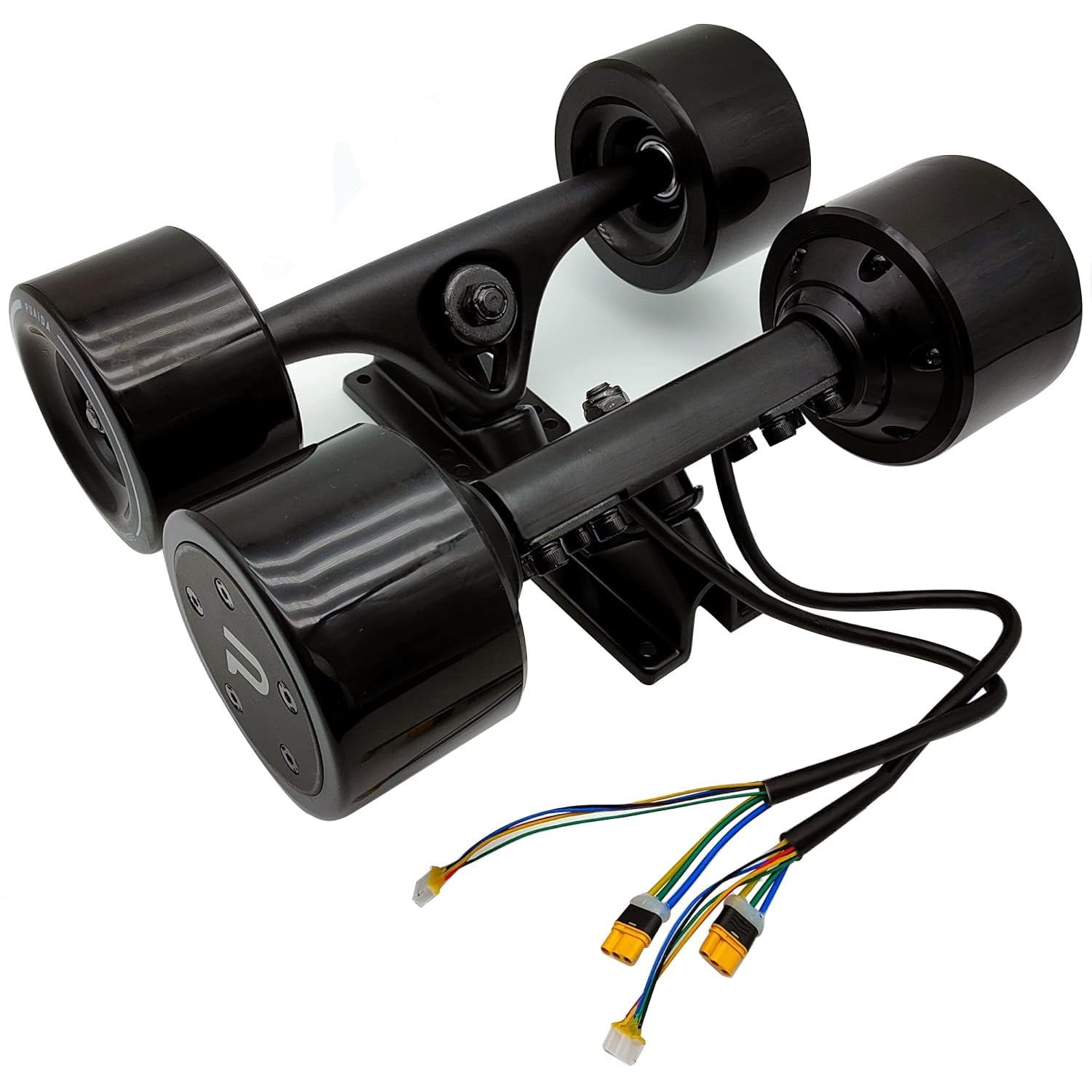 Dual Motor Set for Electric Skateboard 90mm Powered 10S 36V DIY Brushless Hub Motor Kit for Longboard Upgraded