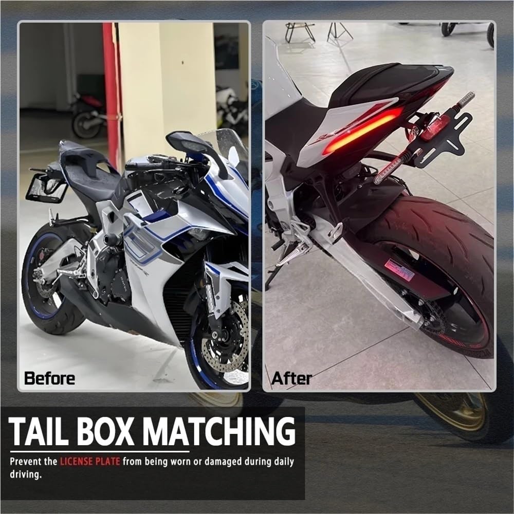 Portatarga Parti del motociclo Staffa fanale posteriore Tidy Frame Portatarga Accessori moto per 703RR 2024 2025