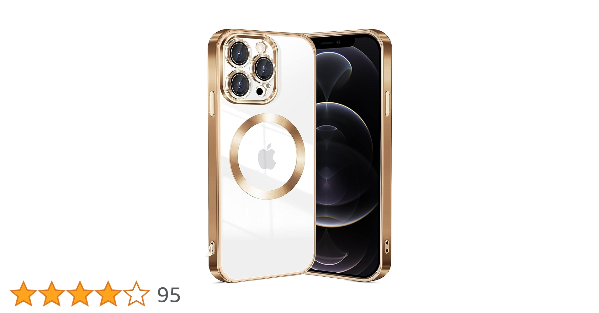 SHINESTAR Electroplated Logo View Case for iPhone 12 Pro Max