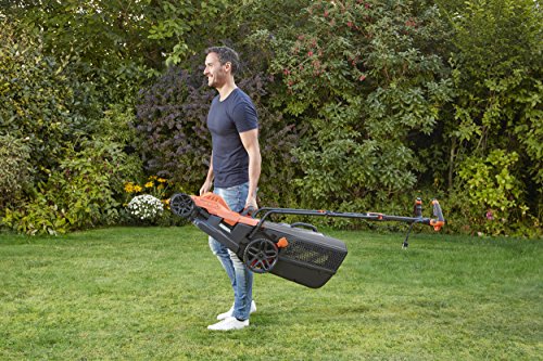 BLACK+DECKER BEMW481ES-QS Grasmaaier, bekabeld, 1800 W, elektrische grasmaaier, 42 cm, 6 instelbare hoogtes 20, 30, 40… - Afbeelding 4