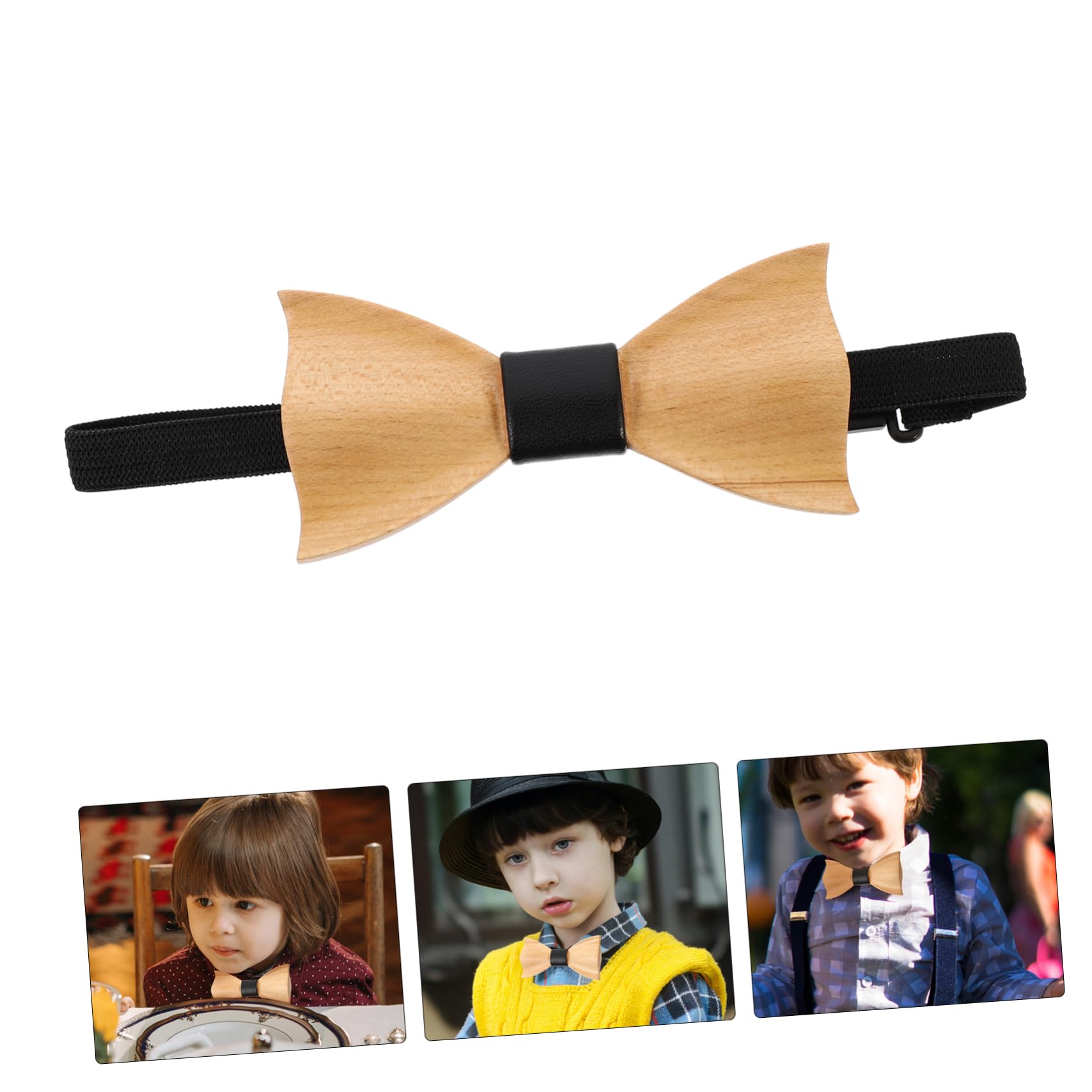 WOFASHPURET 1Pc Bow Tie Design Novelty Festival Accessory for Boys Chic Elegant for Weddings Parties Banquets and Daily Wear for Fashionable