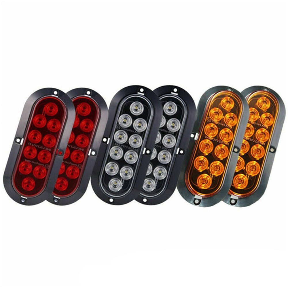 Tylne światło tylne do 10 przyczep, światło tylne do samochodów ciężarowych, 12 V, 2 sztuki, montaż lamp tylnych, 2