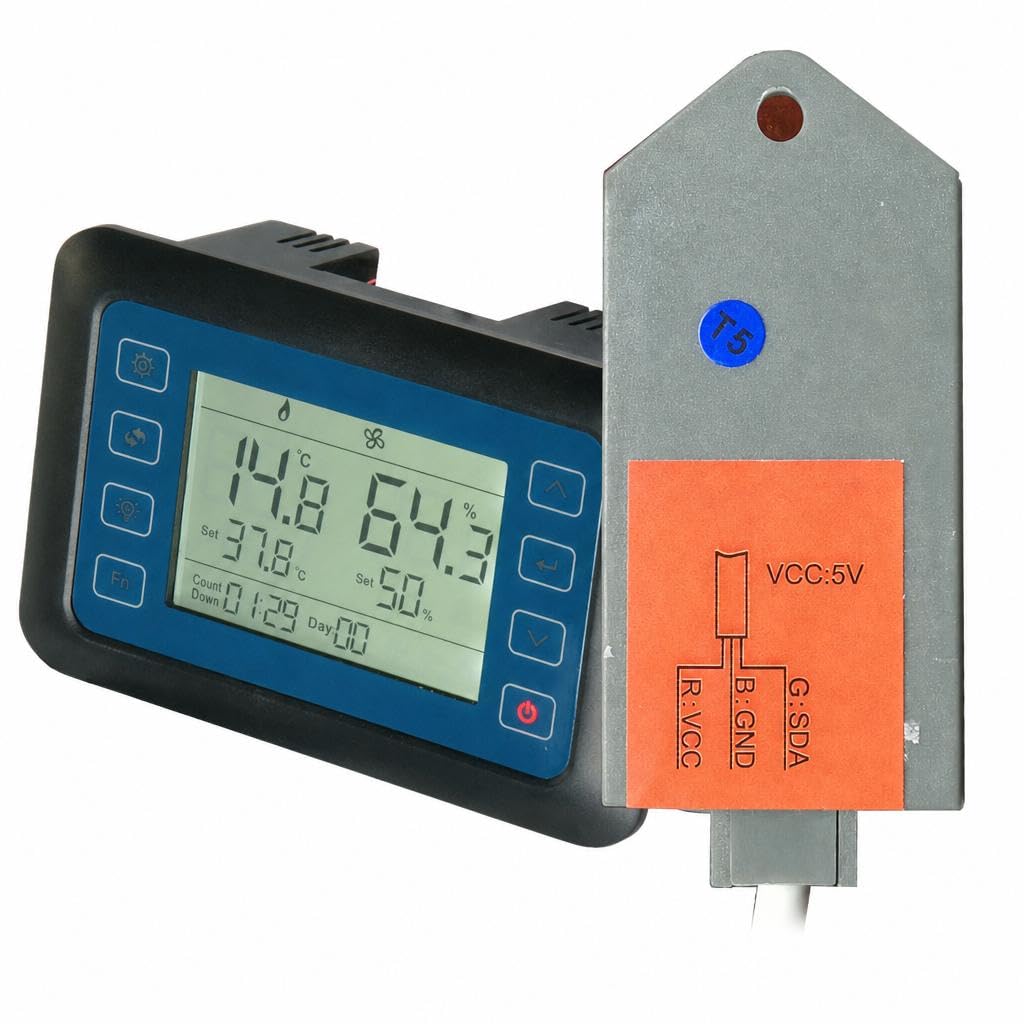 Controlador de temperatura de incubación con control de humedad de conexión PID y SSR, salida precisa para incubadoras de huevos