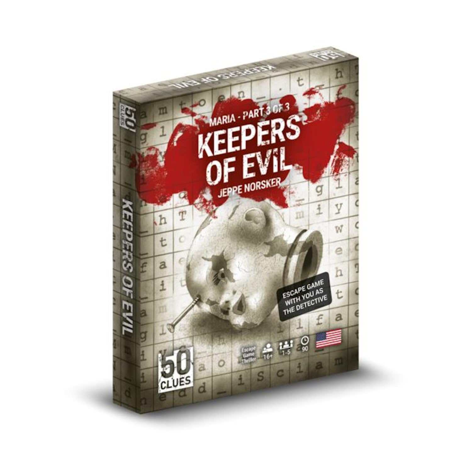 Blackrock Games 50 Clues: Keepers of Evil – an Escape Room Style Game 1-5 Players – Games for Game Night 90 Mins of Gameplay – Teens and Adults Ages 16+ - English Version