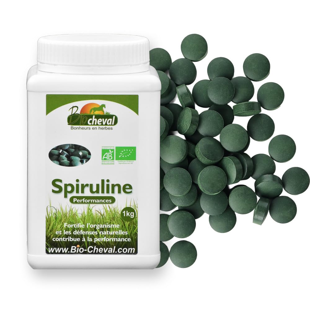 Spiruline Bio Tablettes Cheval Poney