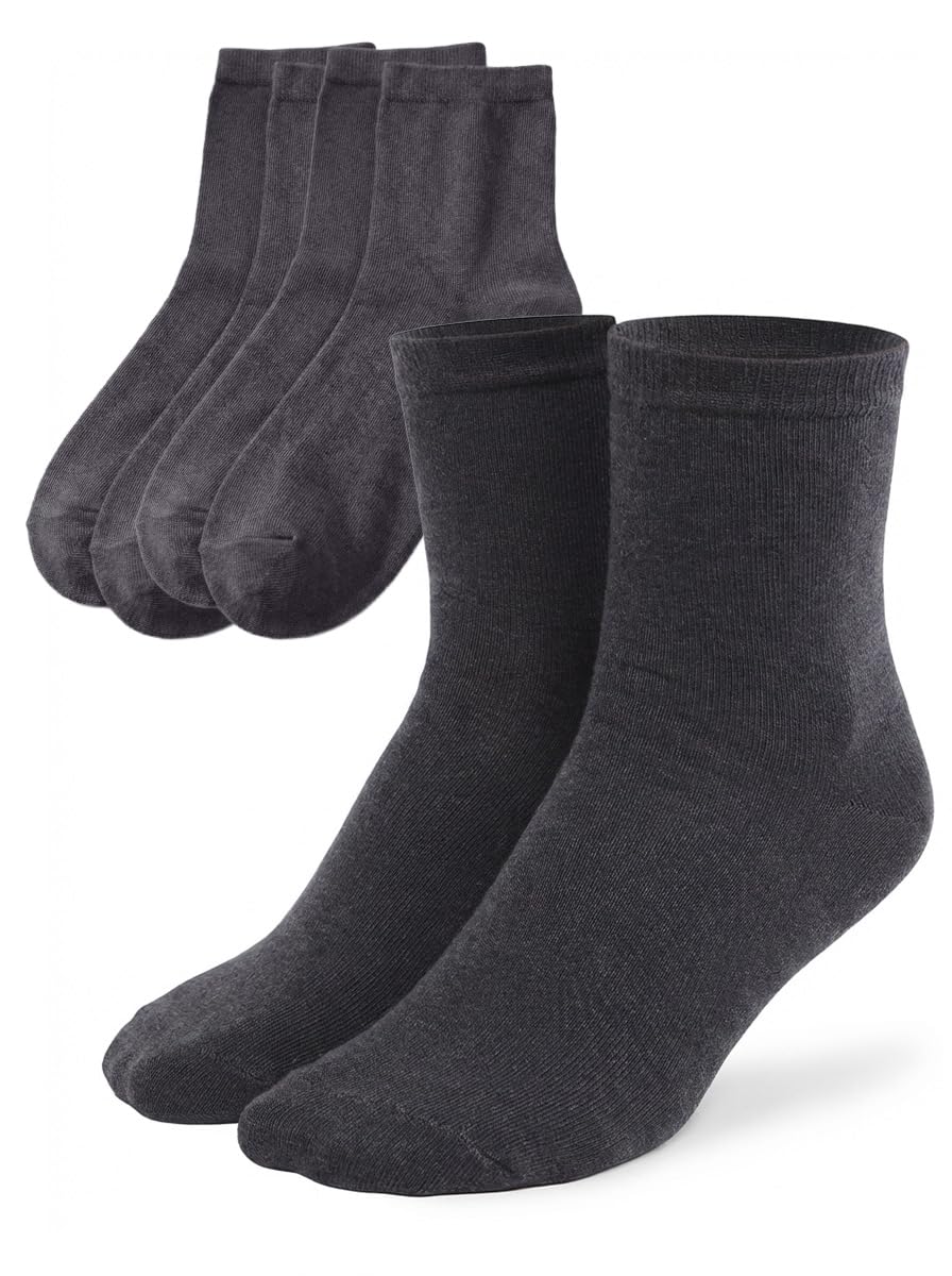 MILENA Calcetines Mujer Algodón Transpirables y Suaves Pack de 3 Pares Sin Costuras Cómodos y Elegantes para Uso Diario Regalo Mujer Talla Única — view 6