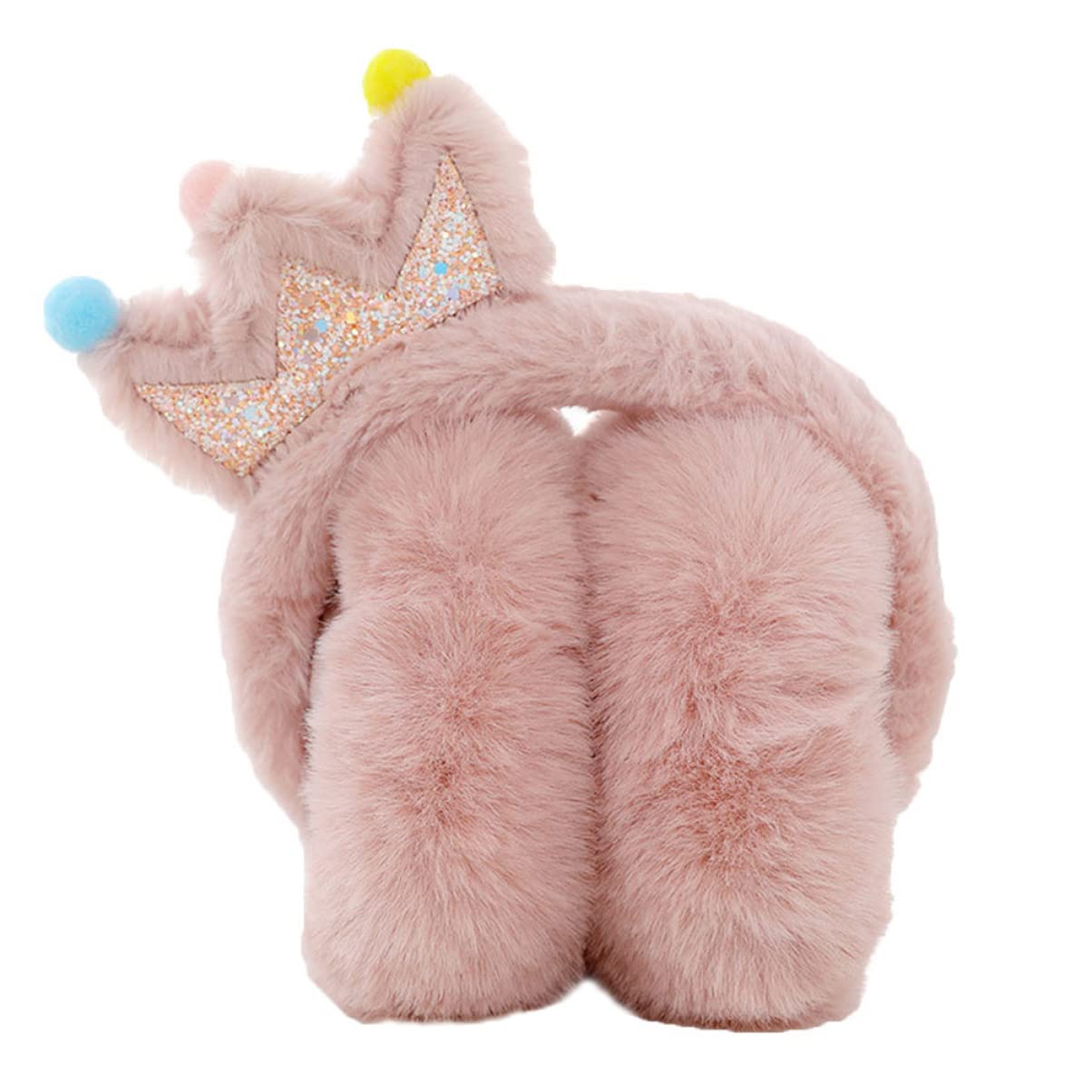 FOMIYES 1Pc Cartoon Crown Earmuffs for Thickened Winter Ear Covers Warm Keeping Ear Muff for Outdoor Activities Cute Design for Boys for Ice Skating Skiing