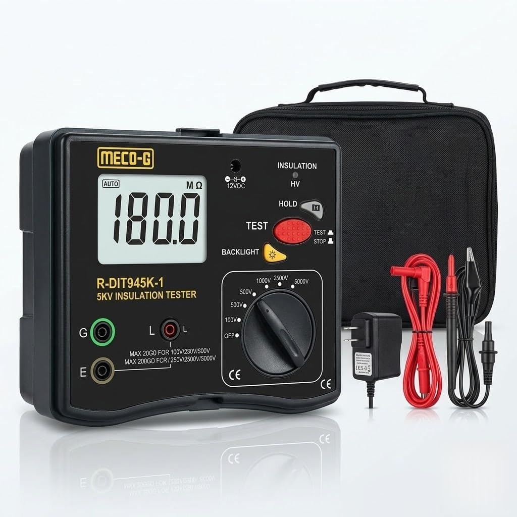 MECO-G Digital Insulation Tester 5KV 200GΩ Model R-DIT945K-1 By Skyking ®-image-41