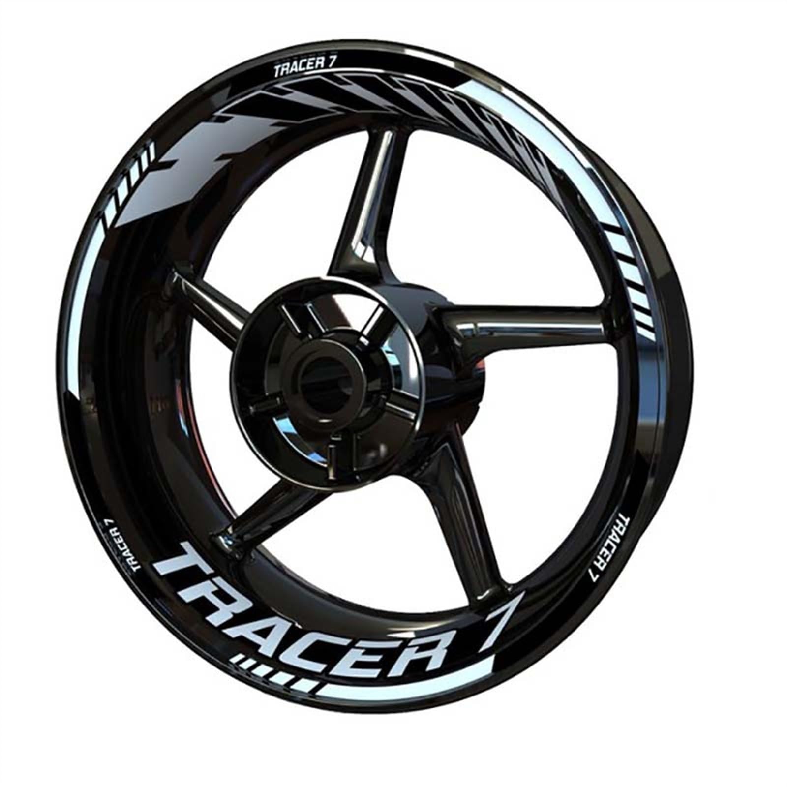 Motorcycle Accessories Wheel Sticker for Yamaha Tracer 9 900 7 Gt 9gt Motorbike Rim Decal Decorative(Color5)