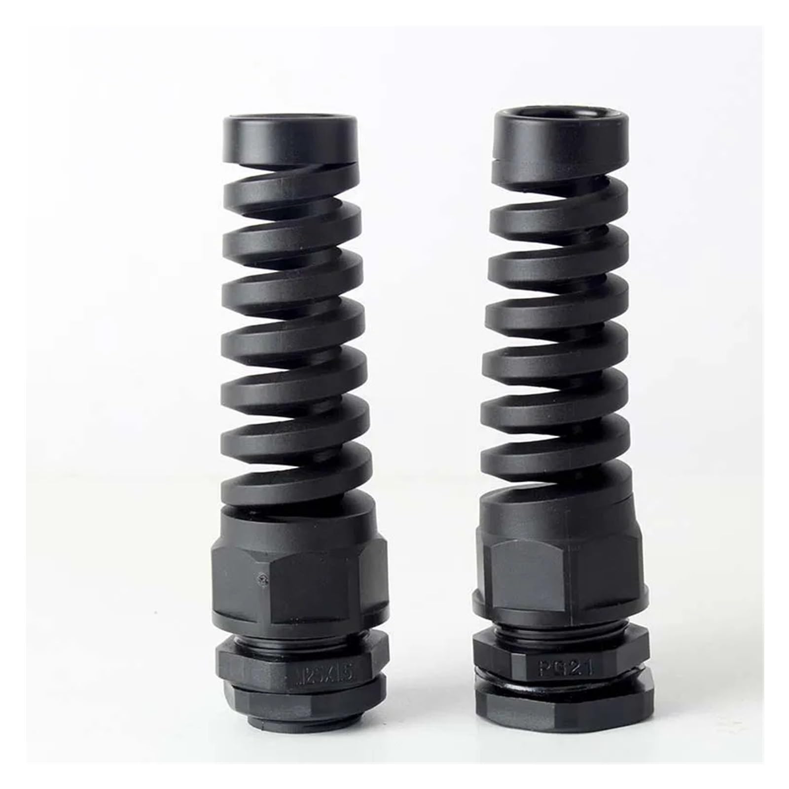 Spiralkabelverschraubung, Mehrfarbig, IP68-Nylon, Steckverbinder in verschiedenen Größen