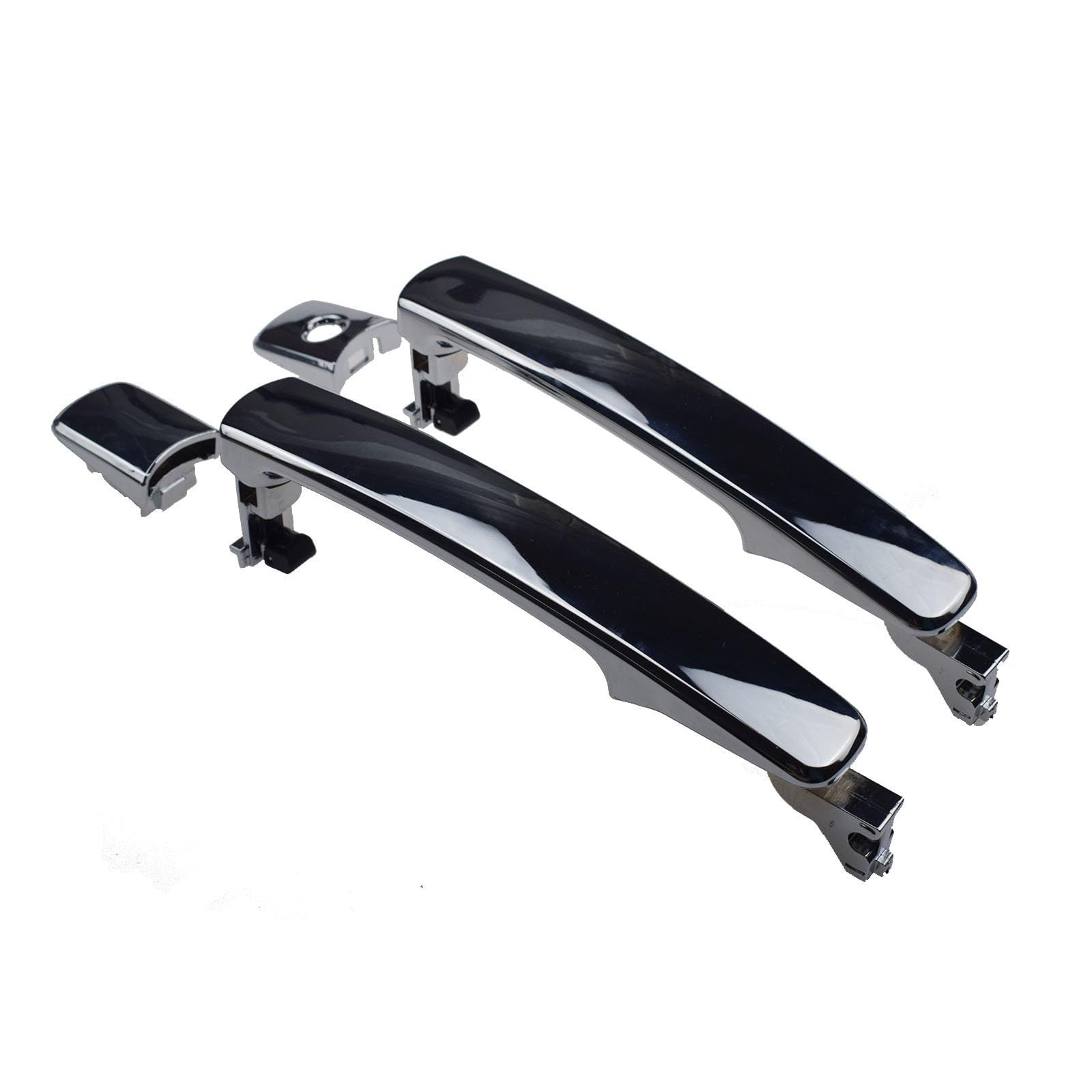 CGMIBOZ Exterior Outside for Chrome Door Handle Set 80640CA012,82646-CA000,82646CA000 for Infiniti FX35 FX45(Front Right Side)