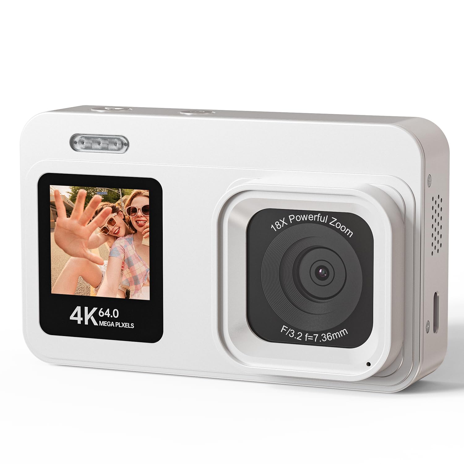 Amazon | デジタルカメラ、4K動画撮影、6400万画素、AFオート