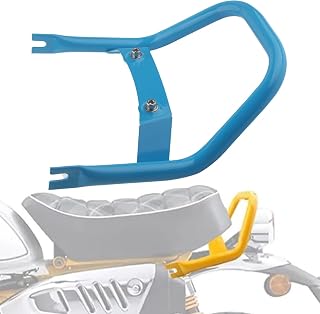 FINMOKAL Soporte para portaequipajes trasero para motocicleta, color azul, compatible con Honda Monkey 125 2018-2023