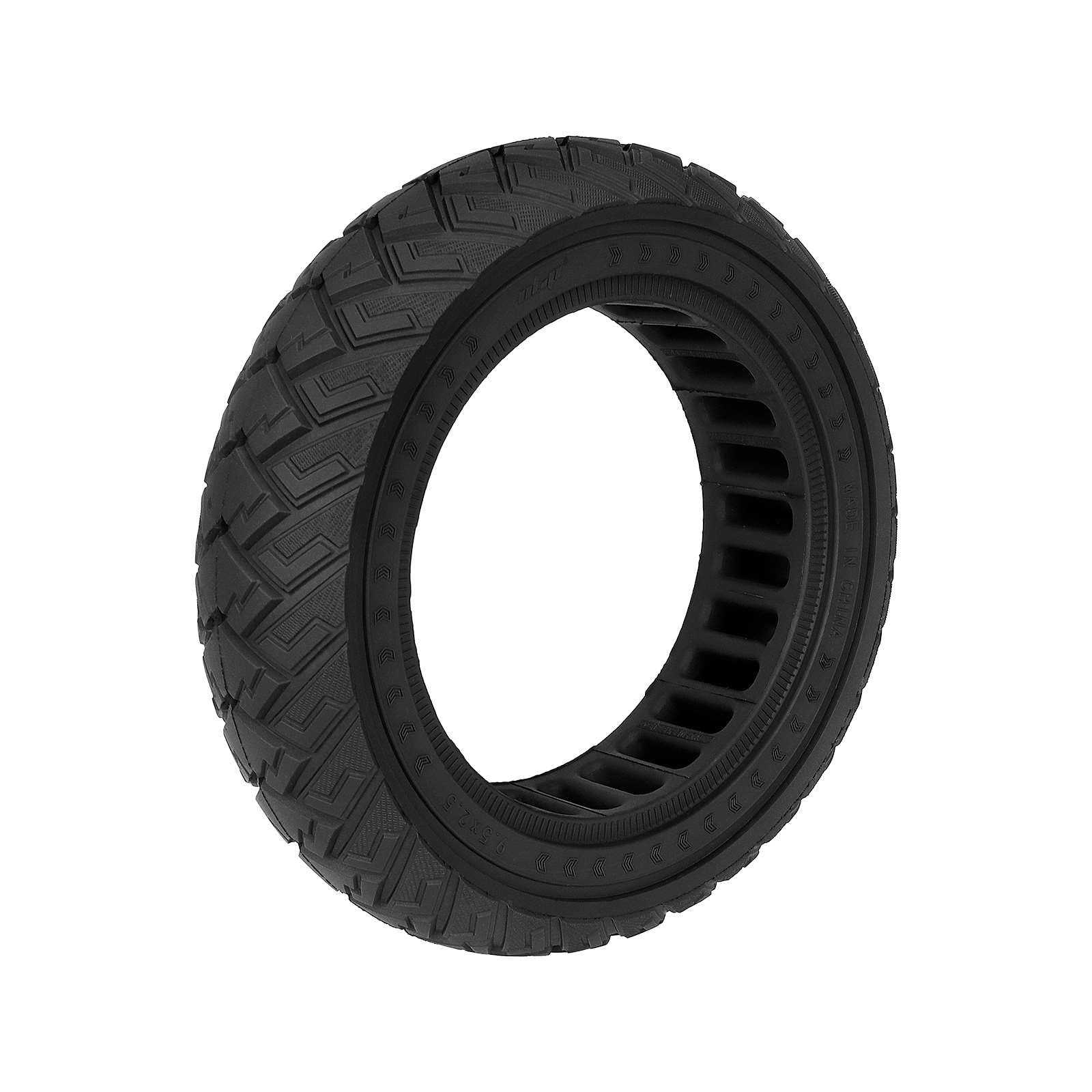 9,5x2,5 9,5x2,3 Vollgummi Reifen 9,5 Zoll Wing Offroad-Reifen für KQI3 Elektroroller Verschleißfest schwarz,1 Stück