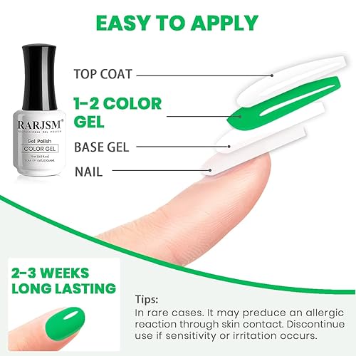 Miniatura 5 de RARJSM Esmalte de uñas de gel que brilla en la oscuridad, color blanco que brilla en la oscuridad, esmalte de uñas de gel luminoso para remojar UV