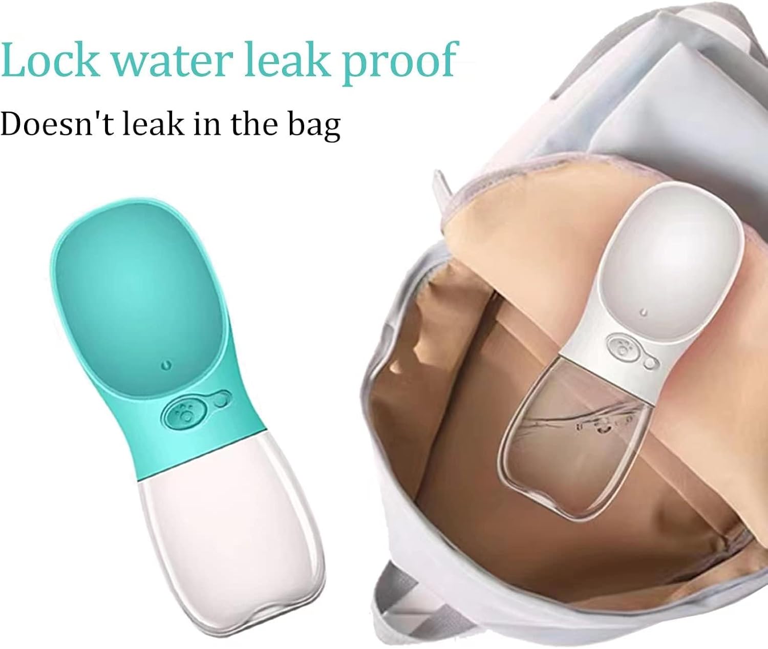 Portable Pet Water Bottle, Outdoor Pet Water Dispenser for On The Go Outdoor Walking and Hiking, Small Large Dogs Travel, Puppy Cat Drinking Bowl, Feeder Pet Product for Dog