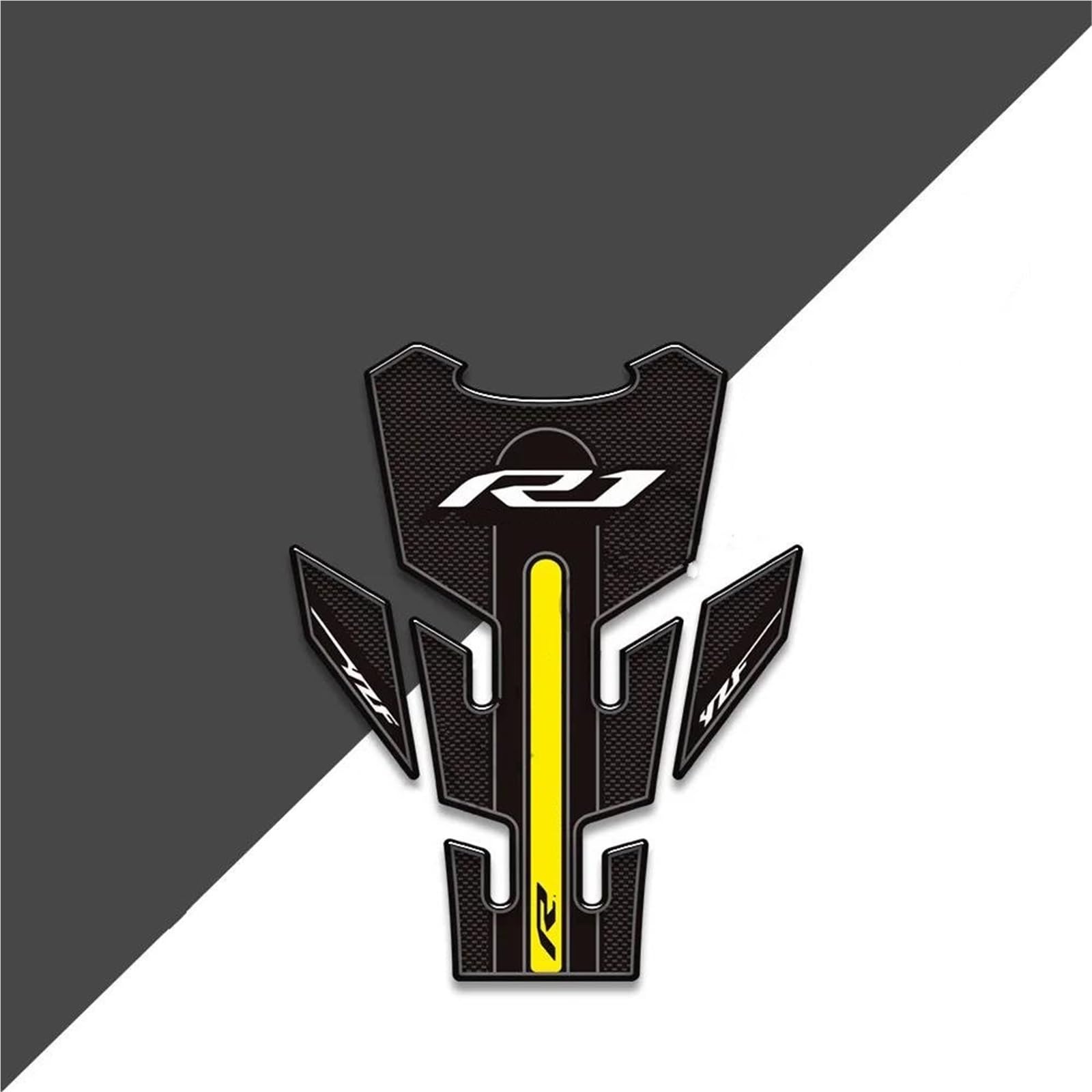 Motorbike Stickers Motorcycle Fuel Tank Sticker for YZF-R1 YZF R1 YZFR1 Gas Decal Decoration Stickers Traction Pad Fuel Tank Protection Pads(Color4)