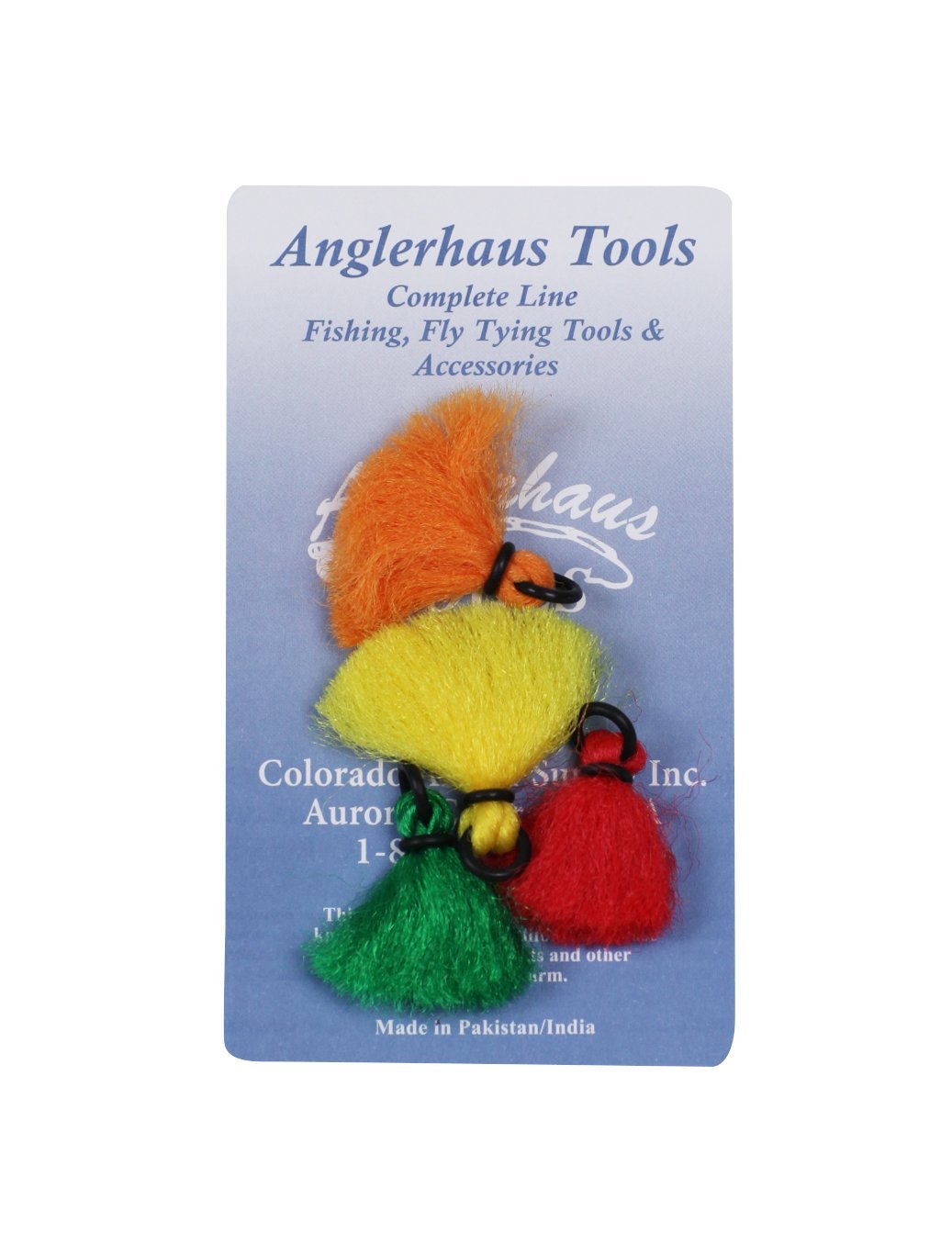 Creative Angler Strike Indicator Poly Yarn, Fly Fishing Accessories, Floats and Bobbers (4 Pack)