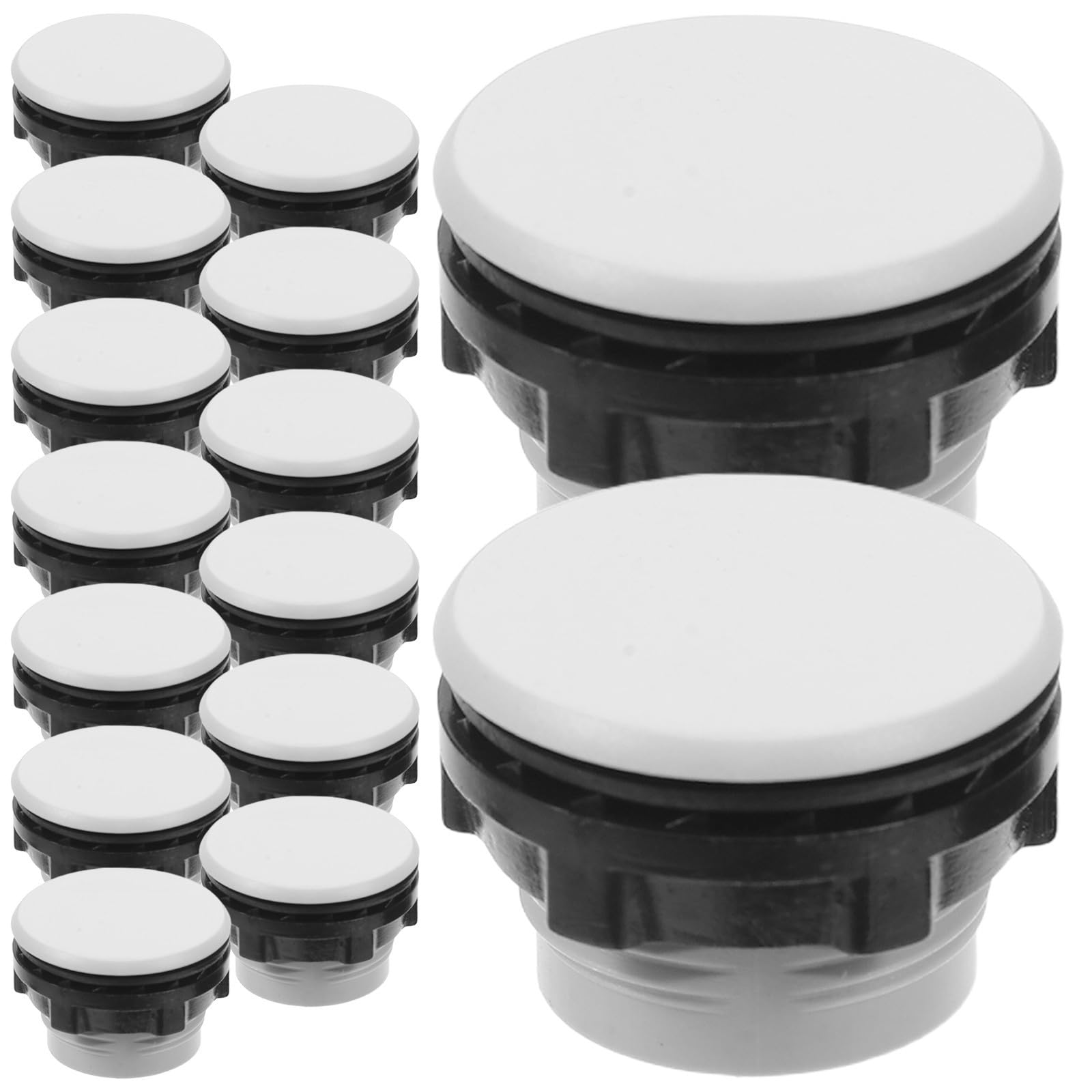 Cubierta de panel de interruptores de 22mm en plastico pack de 50 para gabinetes 8