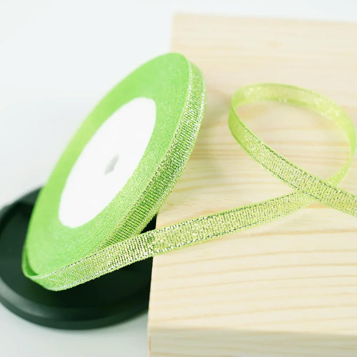 VICIYOO 22 meters/roll 6mm Ribbon DIY Bow Crafts Gift Wrapping Bouquets Party Decor Ribbons