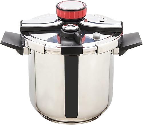 KOWMdfg Rice Cooker Rotary Household Pressure Cooker Gas Induction Cooker General Stainless Steel Pressure Cooker