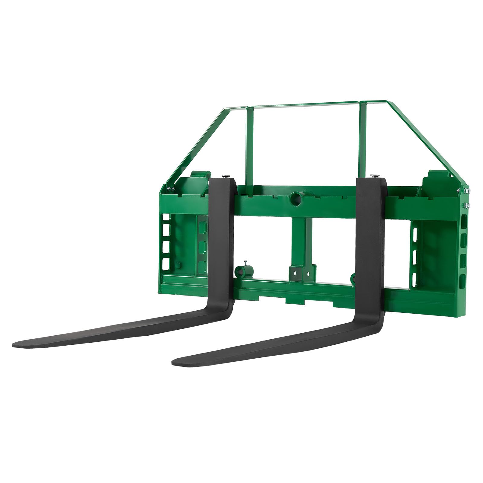 VEVOR Schnellbefestigung, 1814 kg Tragfähigkeit, Palettengabelrahmenaufsatz mit 1065 mm Gabeln, Gabelstaplerklingen, 50,8 mm Anhängerkupplung & Speerhülsen, passend für JD-Traktoren