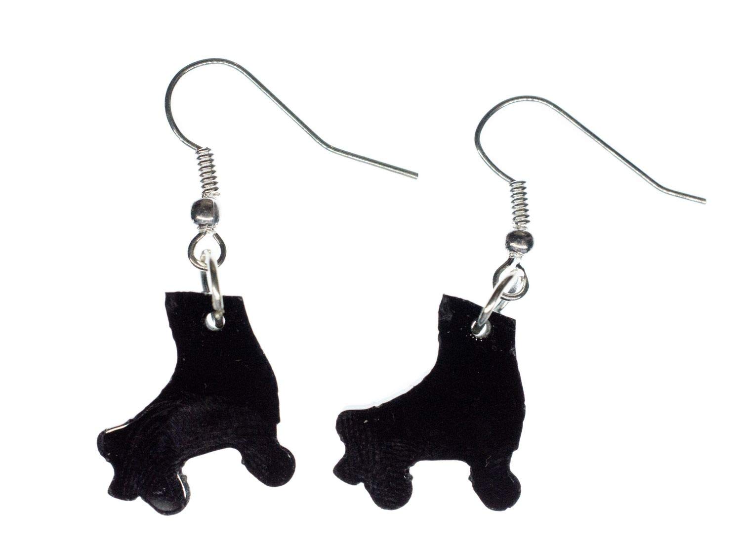 Miniblings Rollschuh Ohrringe - Handmade Acryl Ohrschmuck Versilbert 20mm