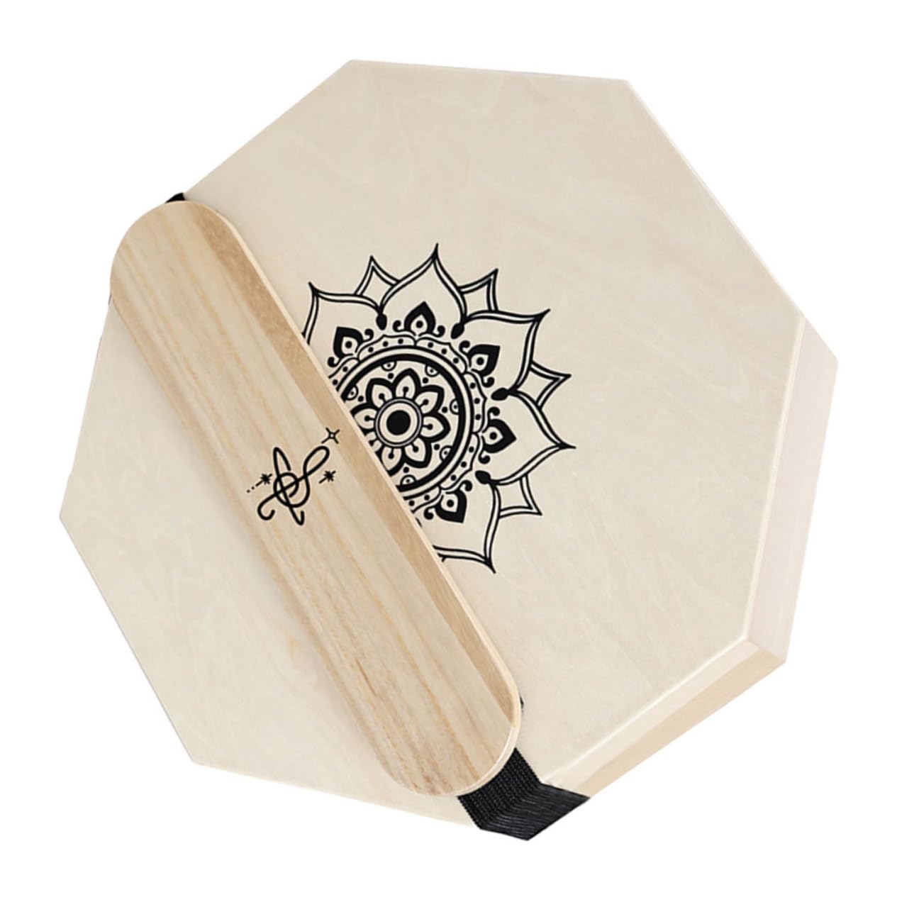 Kisangel Cajón de Viaje Octagonal de Madera Ligero y Versátil para Adultos y Principiantes en Interiores y Exteriores