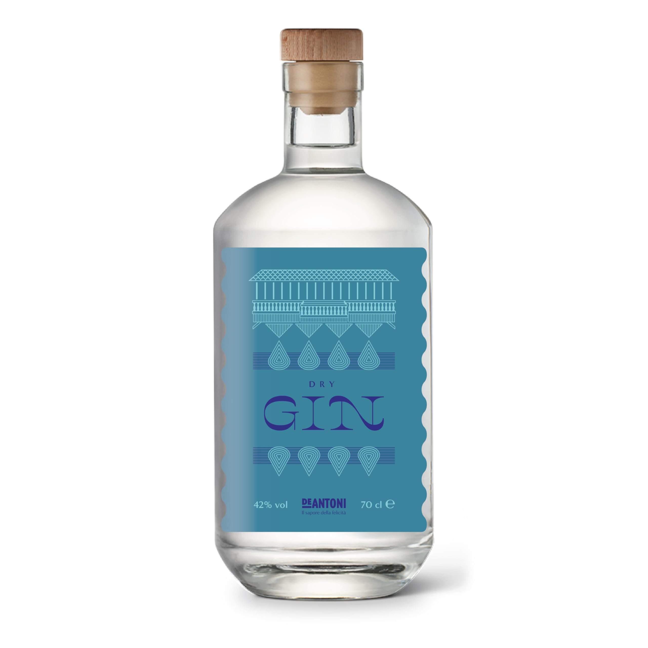 Degustazione GIN Italiano | Confezione da 3 bottiglie da 70 cl l'una: Gin artigianale De Antoni secco ed equilibrato, Mazzetti botanico, Mazzetti Black Edition speziato