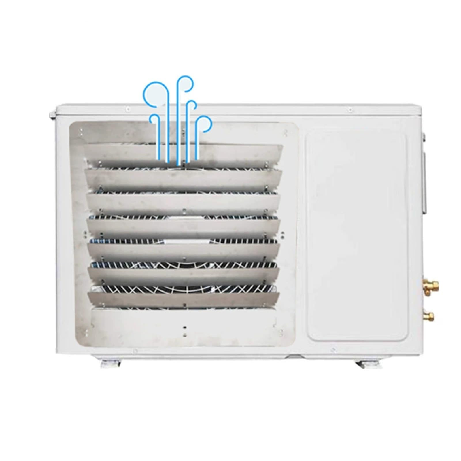 ITOSUI Air Deflector Grille, Anti-Direct Blowing Stainless Steel Air Deflector Cover, Air Conditioner Compressor Cover Condenser Exhaust Port Protection Grille Guards(48cm/18.9in)