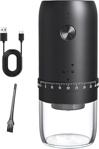 Miniatura 8 de Molinillo de café pequeño Molinillo de café Recargable Herramienta de molienda adecuada para oficina y viajes Uso Café recargable