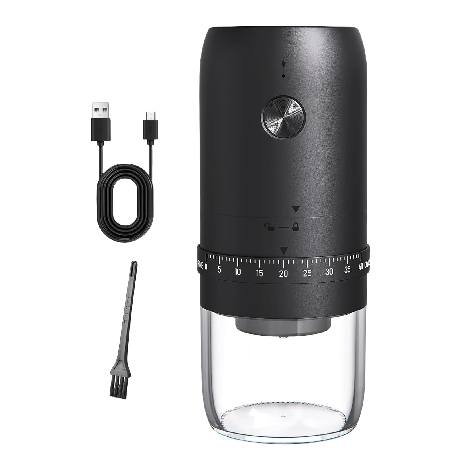 Buxuaaaa Multifuntional Coffee Grinding Tool Coffee Grinder Electric Grinding Machine Mill for Various Occasion Adjustable Grinder