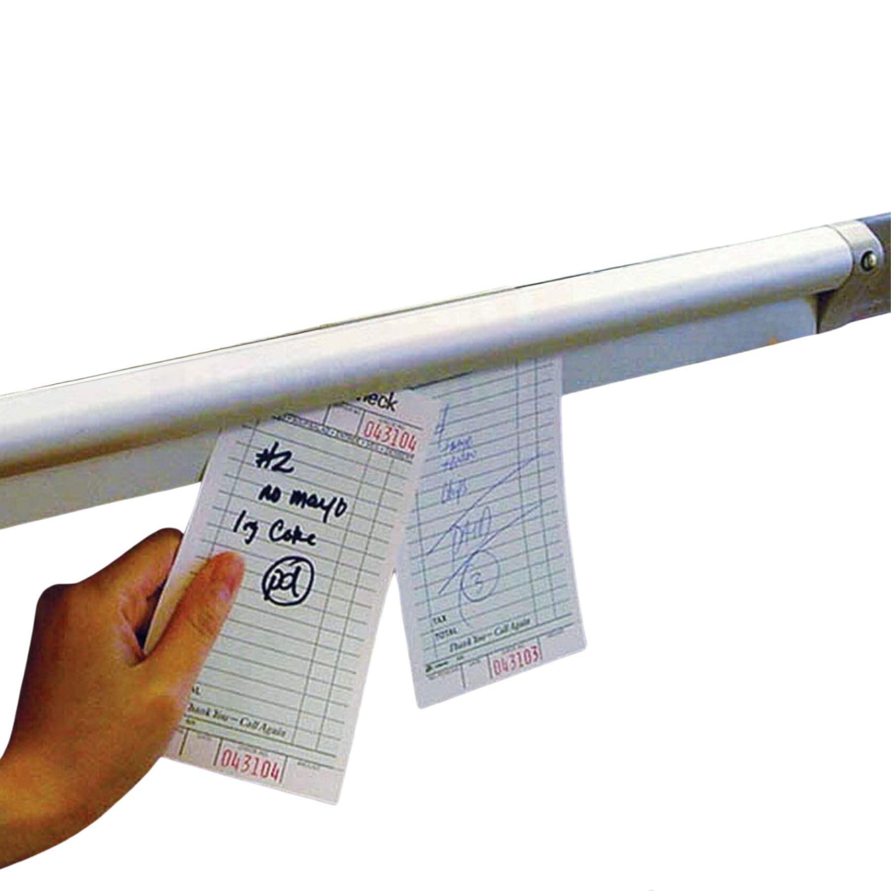 San Jamar CK6548A - Soporte para billetes de 48 pulgadas, aluminio, color plateado