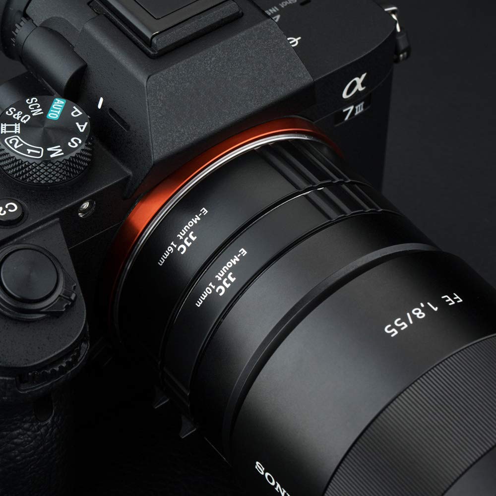 Macro Tube 10mm/16mm AF JJC Per Sony A9 A7S II E Mount - Dettaglio