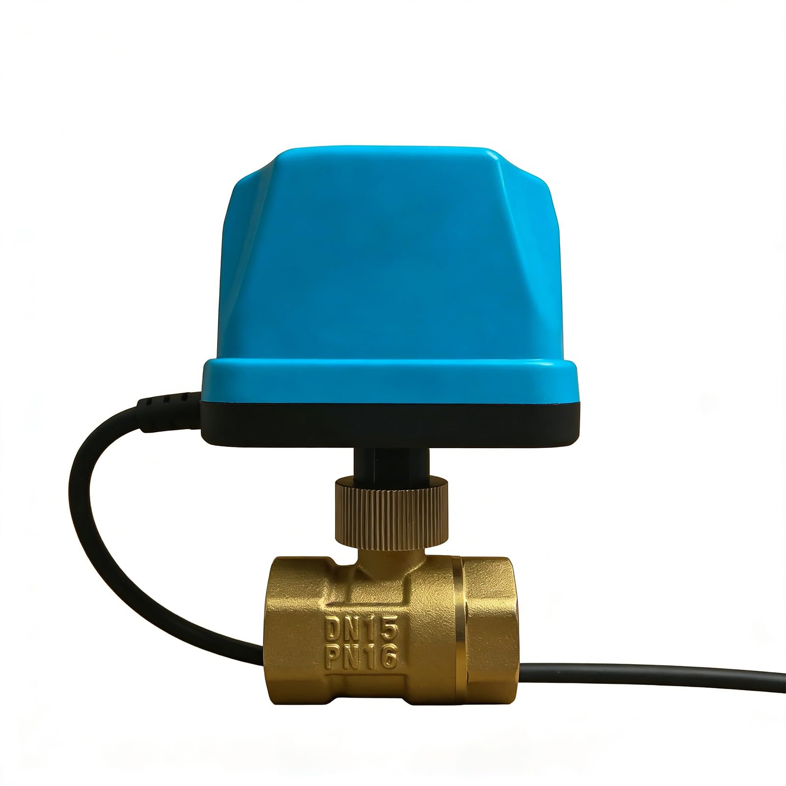 Válvula motorizada de 2 vías DN15 en latón con control eléctrico AC 220V