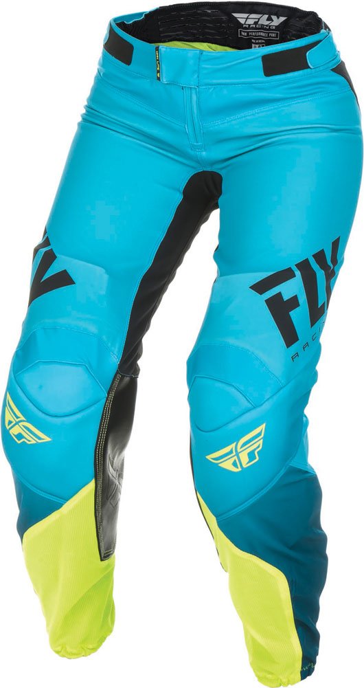 Fly Racing Lite Womens Pants Blue/Flo Yellow 11/12