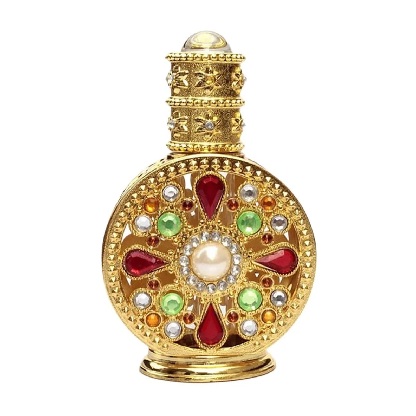 Botella de perfume vacía vidrio vintage cuentagotas aceite esencial recargable 12 ml Para Fiestas Y Vacaciones