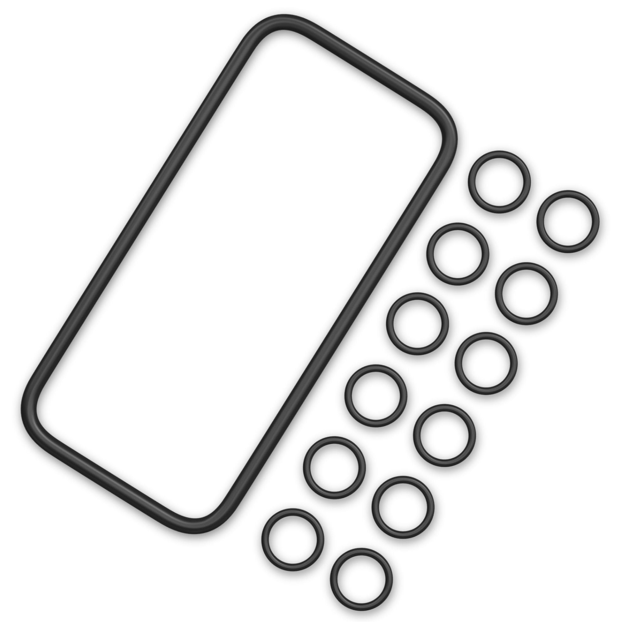 Aquatonics 77707-0120 Heater Manifold O-Ring Kit Compatible with All Pentair Mastertemp Heaters - Tube Sheet Coil Sealing Manifold O-Ring Replacement