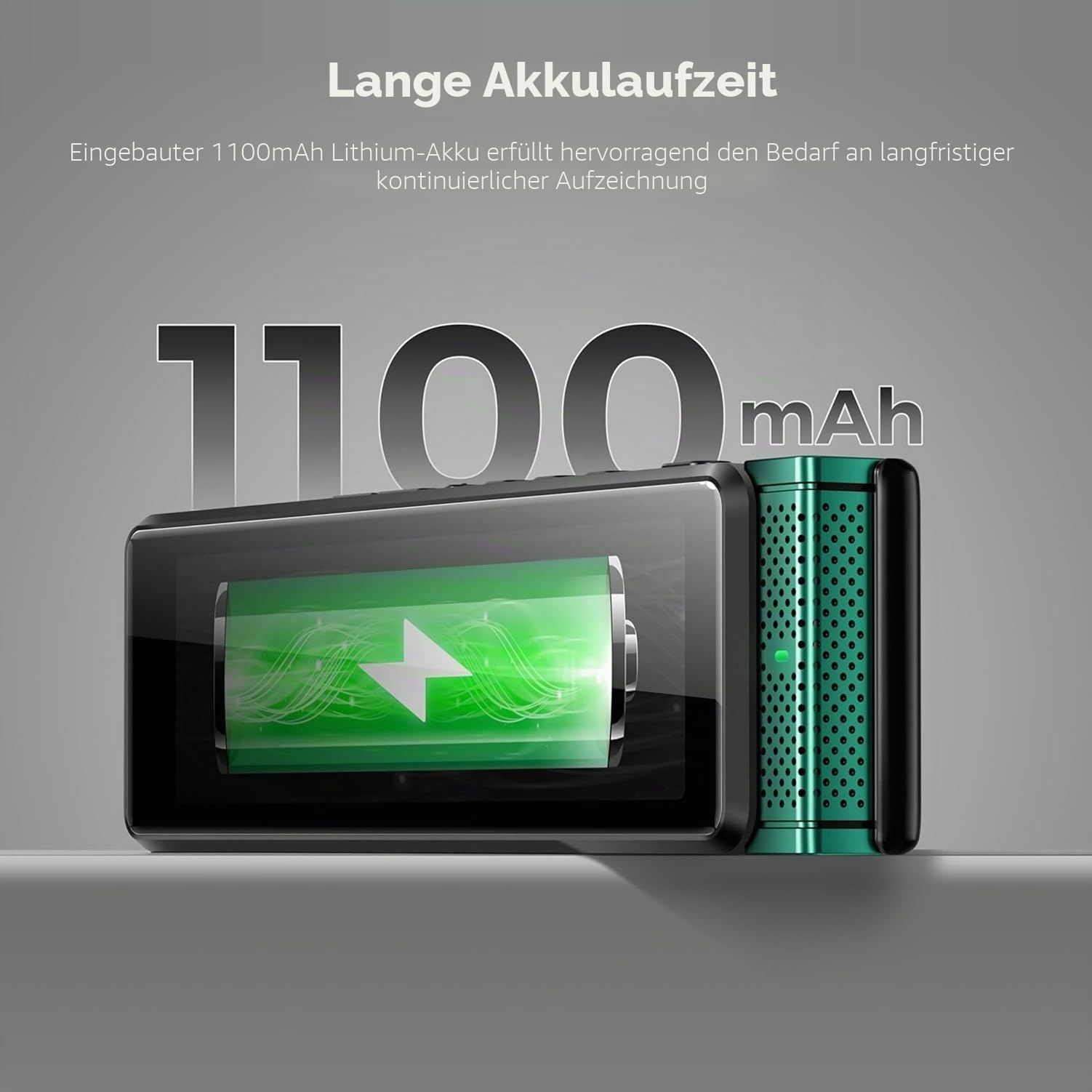 innioasis R1 Digitales Diktiergerät mit Wiedergabe, 136 GB, vollständiger Touchscreen-Diktiergerät mit KI-intelligenter Transkription und Bluetooth, sprachaktiviertes Sound-Audiorecorder-Gerät mit
