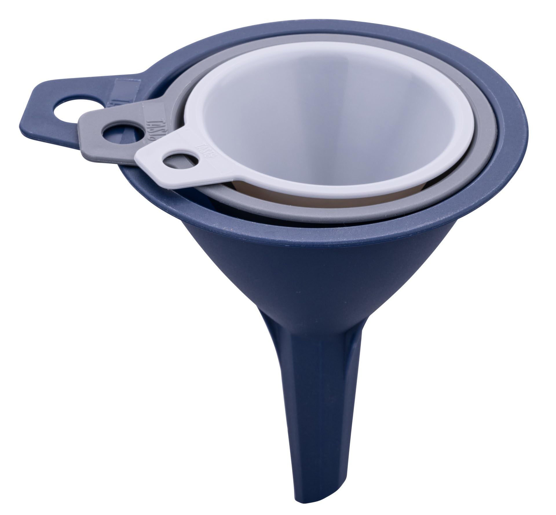 Lot De 3 Entonnoirs Alimentaires Parcence - Plastique Sans BPA - Tailles Variables - Facile à Nettoyer
