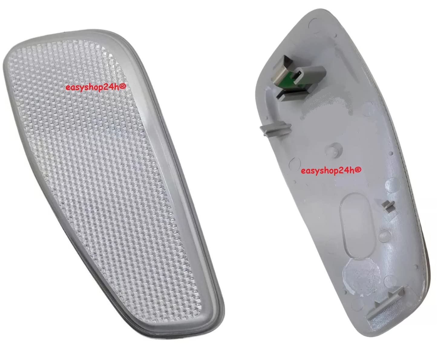 Set 2 Fanale Fanalino Catarifrangente Parafango Anteriore Destro e Sinistro Per Renegade dal 2014 Luce Laterale Riflettore Catadiottro Lato Passeggero e Guidatore
