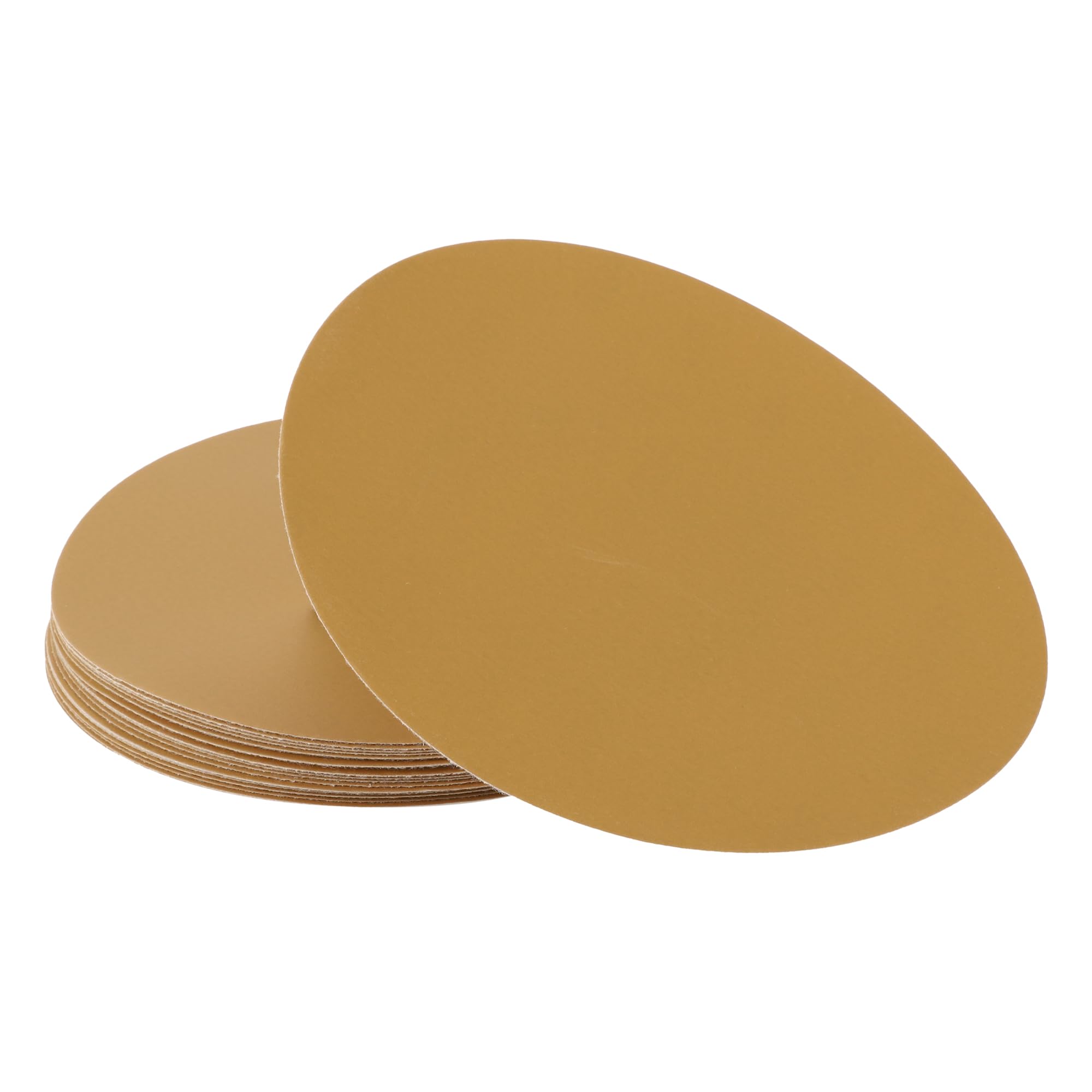 A ABSOPRO Sanding Discs 9 Inch 600 Grit Round Hook and Loop Sandpaper Kraft Paper Yellow 25 Pcs, 225mm/9"