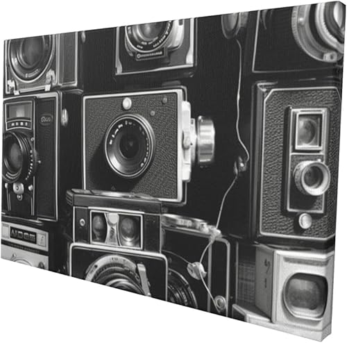 Miniatura 8 de QSMJKLD Retro Cool Camera Collection Wall Art Decoration Canvas Prints Wall Decor Hanging Picture Modern Artworks Poster Home Decorations Aesthetic