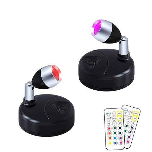Wireless LED Spot Light Indoor Color Changing Battery Operated Picture