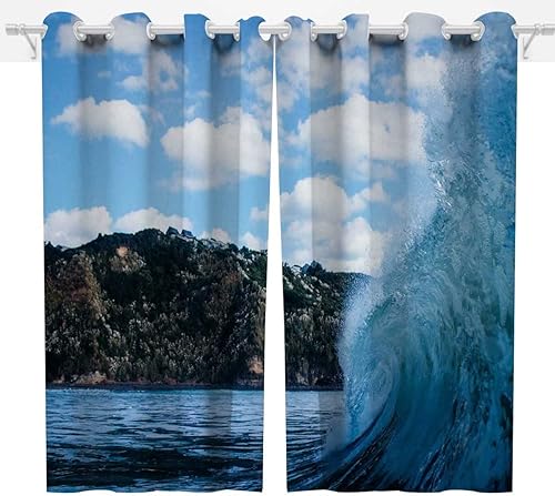 Miniatura 9 de Cortinas oscuras para sala de 2 paneles retro con textura de flores para dormitorio, bloqueo de luz de 63 pulgadas de ancho x 80 pulgadas de alto