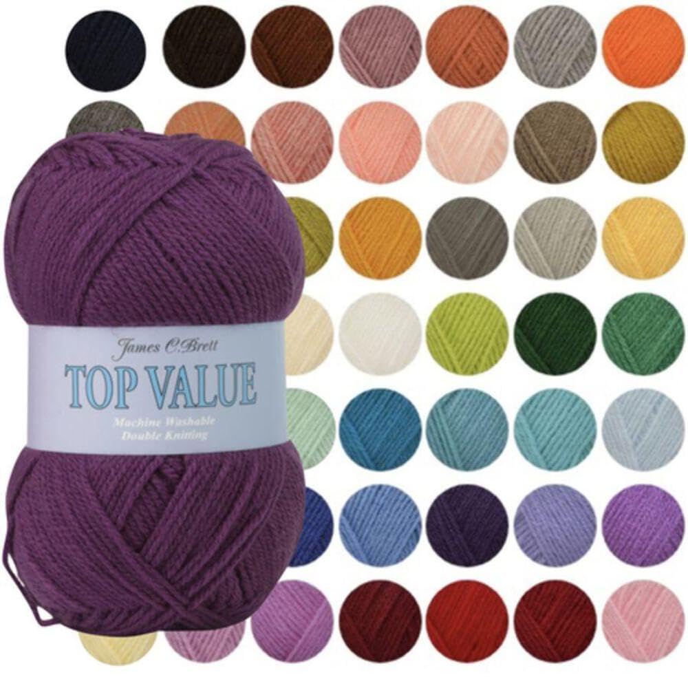 James C. Brett DK Yarn - Purple - 100g