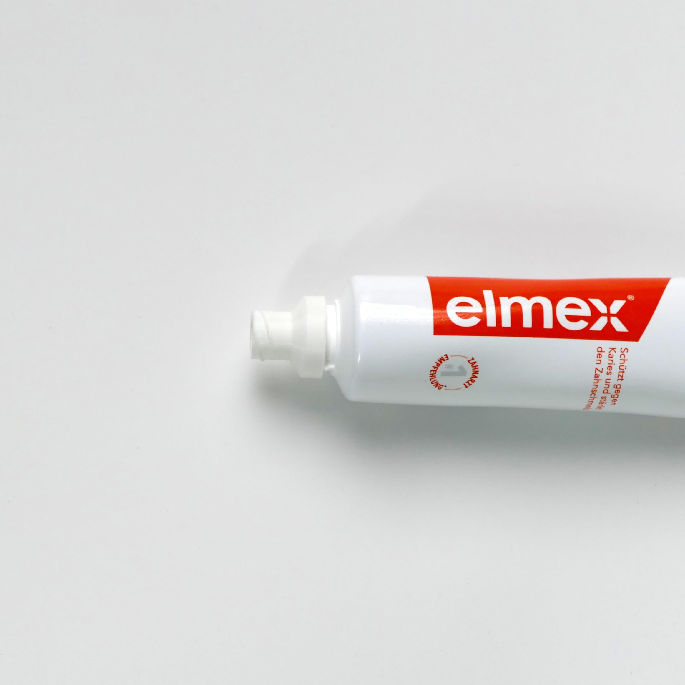 Adapter do dozownika pasty do zębów Elmex i Aronal (2 sztuki) | Nasadka do wszystkich powszechnie stosowanych dozowników pasty do zębów - pasuje do tubek pasty do zębów Elmex i Aronal, metoda druku 3D