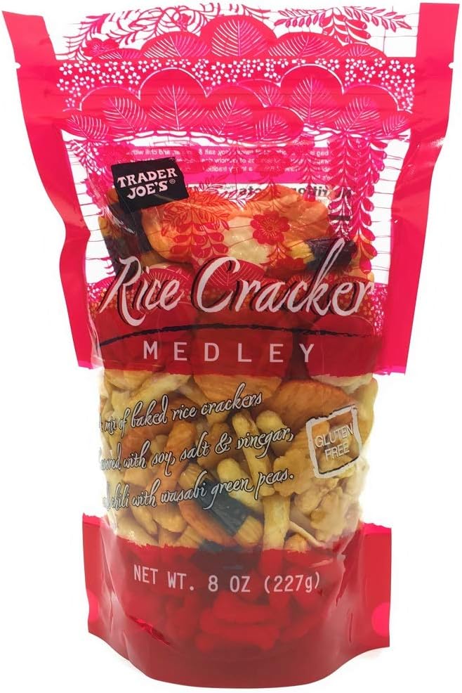 Trader Joe's Rice Crackers Medley 8 oz. (8 oz. - 1 bag)