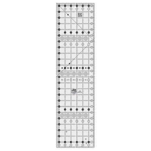Creative Grids Plantilla con regla para tejer de 6.5 pulgadas x 24.5 pulgadas CGR24